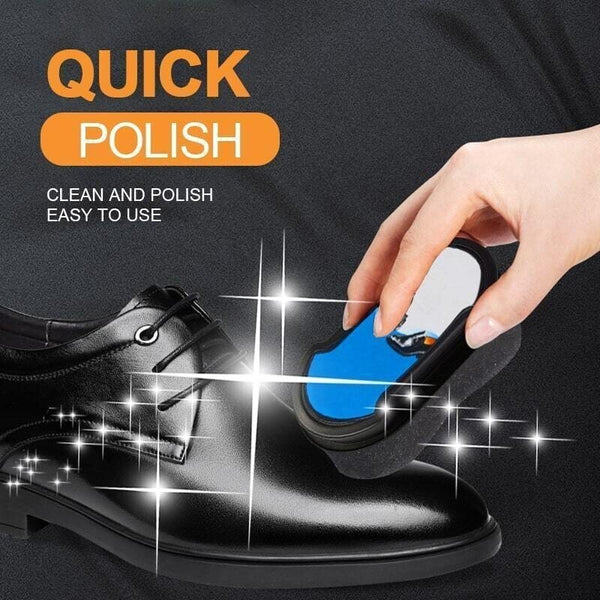 Instant Shine Dual Sponge Shoe Care Tool