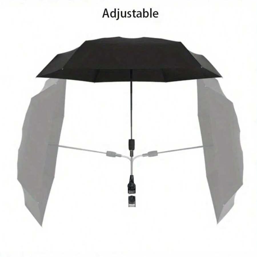 SunGuard Pro – Versatile Beach Chair Umbrella with 360° Flexibility