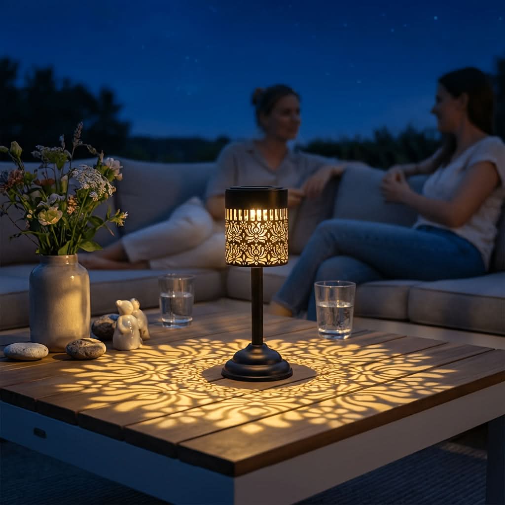 Luminara – Solar-Driven Floral LED Garden Light