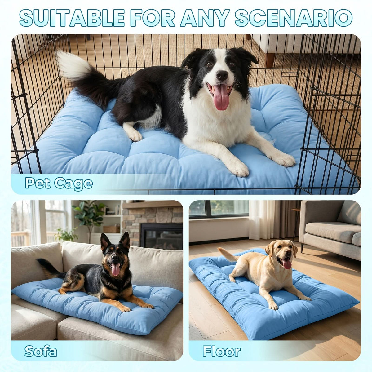 ChillNest – Oversized Cooling Pet Sofa Bed