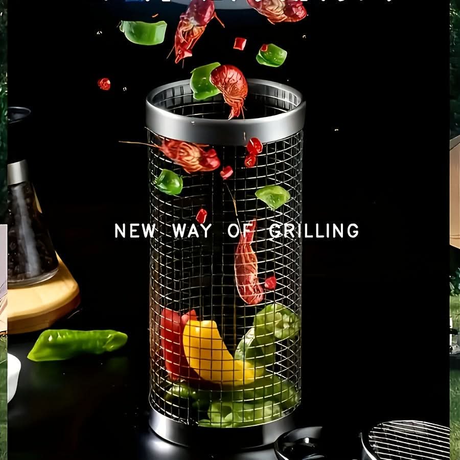 GrillMaster Pro – Versatile Stainless Steel Grill Basket