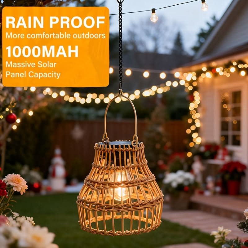 RadiantGlow – Solar-Powered Hanging Garden Lantern