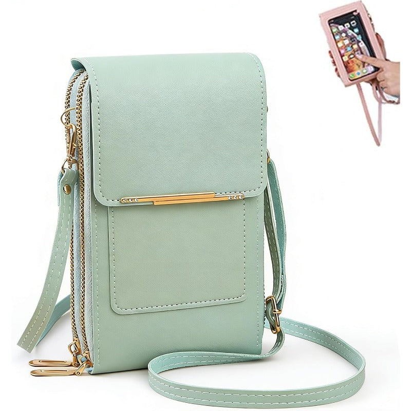 Secure Slim Phone Pouch – Anti-Theft Crossbody Organizer