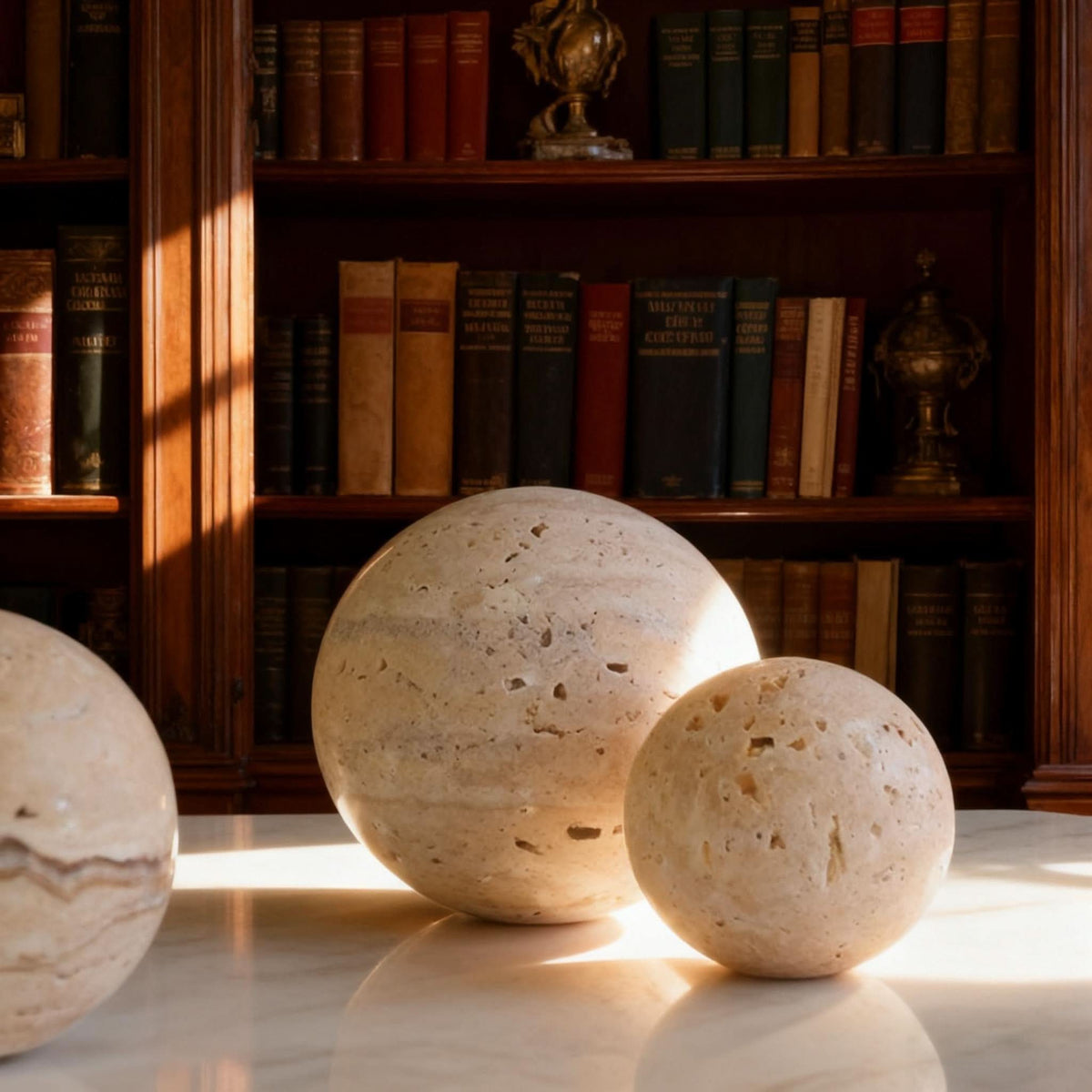 EleganceSphere – Handcrafted Natural Stone Decorative Orb