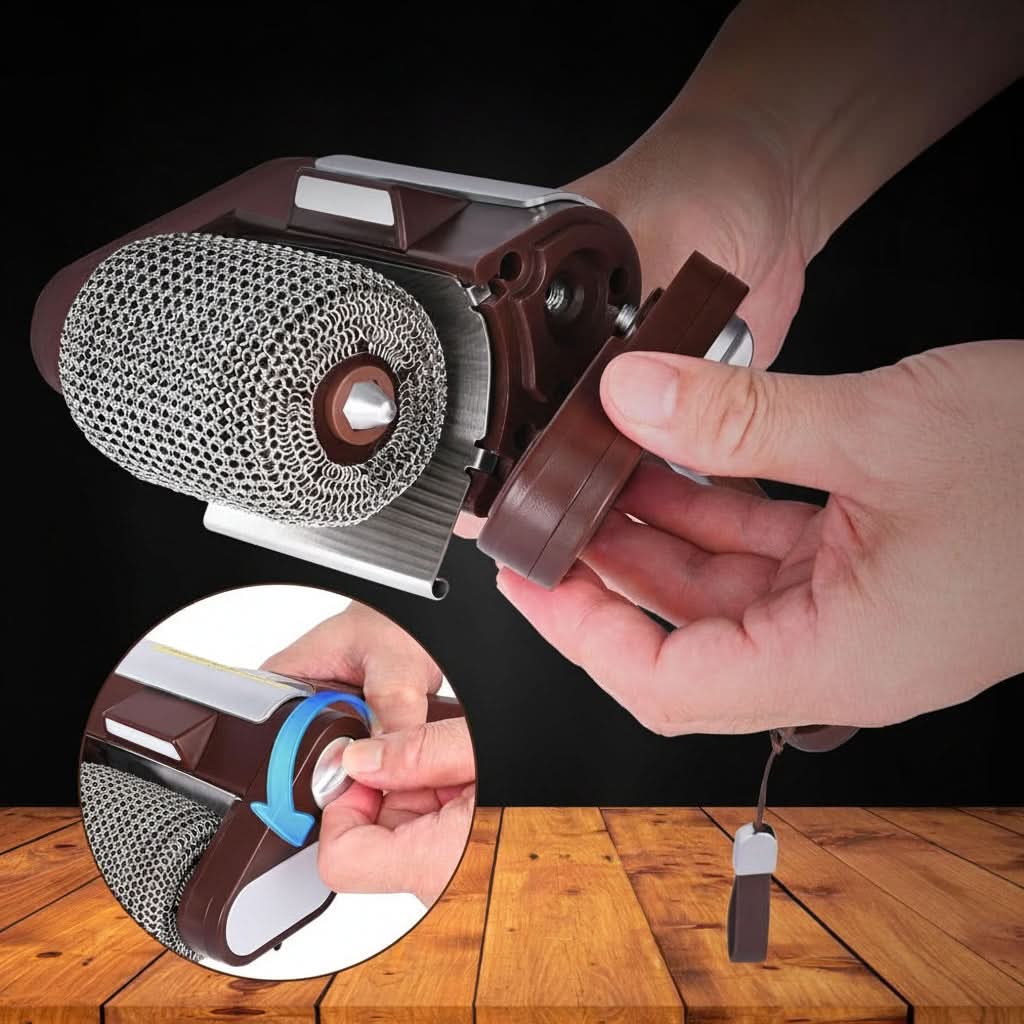 GrillMaster Pro – Electric BBQ Cleaning Brush with Roller