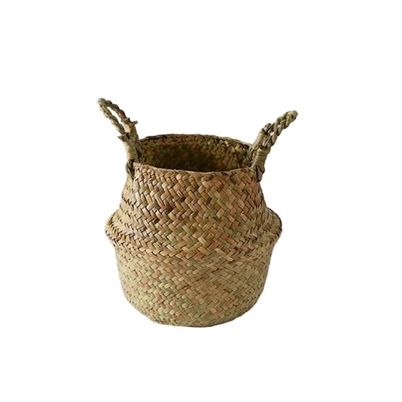 Natural Harmony – Handcrafted Seagrass Storage Basket