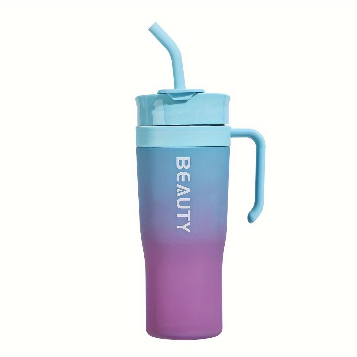 HydroMate – Extra-Large Straw Tumbler for On-the-Go Hydration