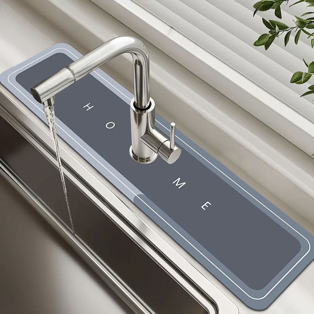 AquaGuard – Quick-Drying Faucet Splash Mat