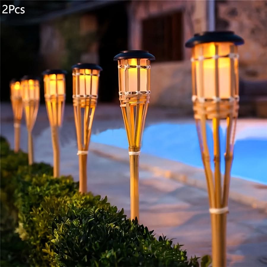 Ecoluxe Solar Garden Torch Light