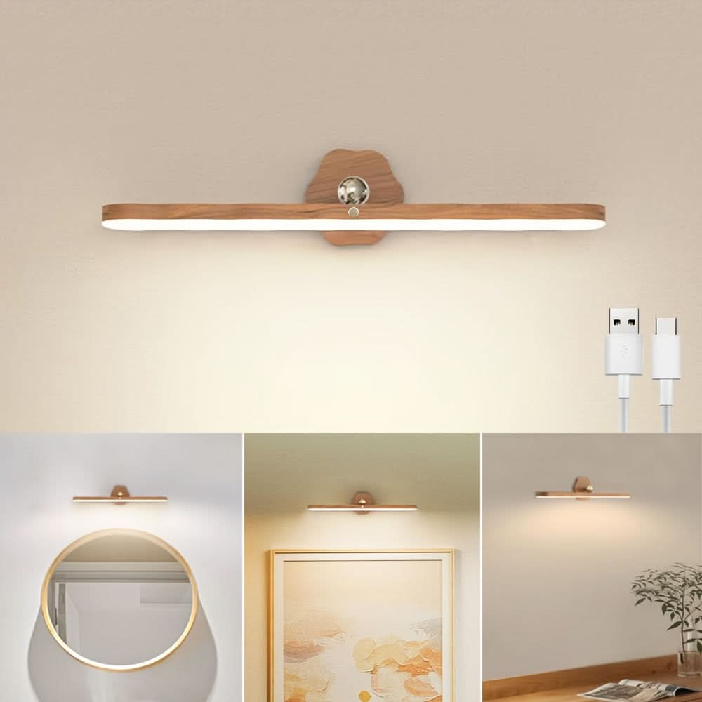 Versatile Rechargeable LED Wall Light with Touch Control
