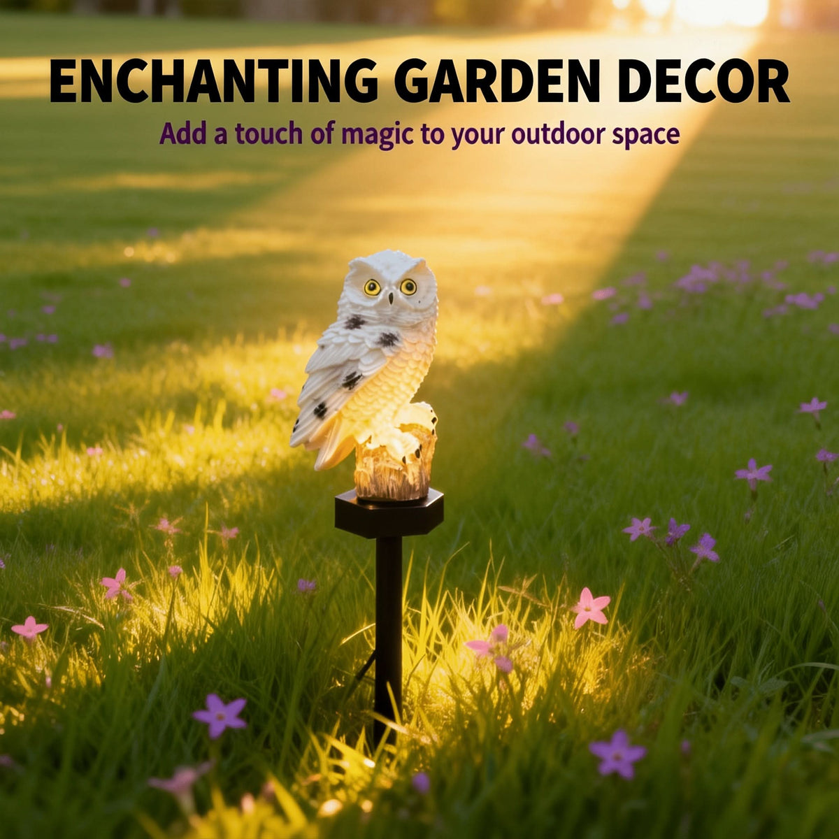 LunaGuard – Solar Owl Decorative Light for Your Garden