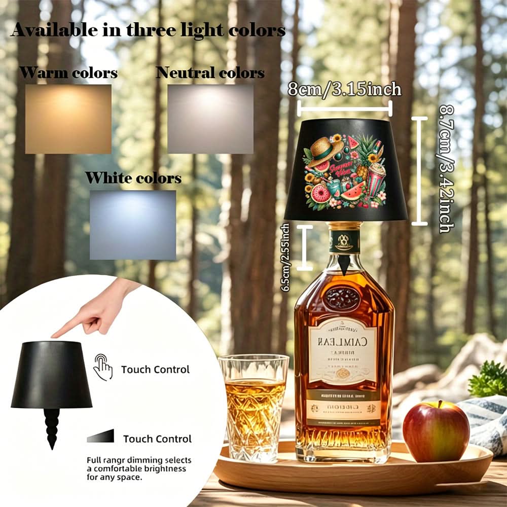 Lumosphere – Stylish Portable LED Bottle Lamp for Cozy Nights