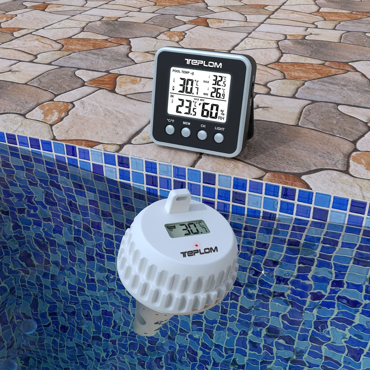 AquaSense – Smart Floating Pool Temperature Monitor