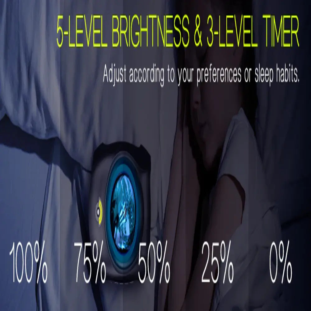 Luminous Dreamscape Projector – LED Aurora & Star Light with Speaker