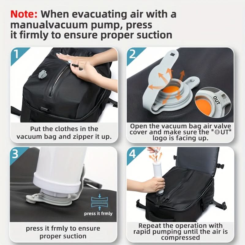 Effortless Travel Compression Backpack Kit