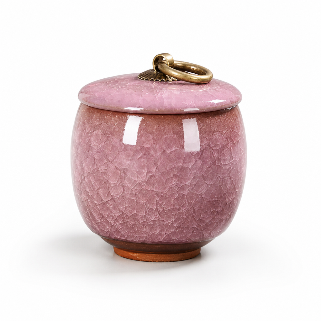 Handmade Ceramic Pet Memorial Urn (For Small Pets)