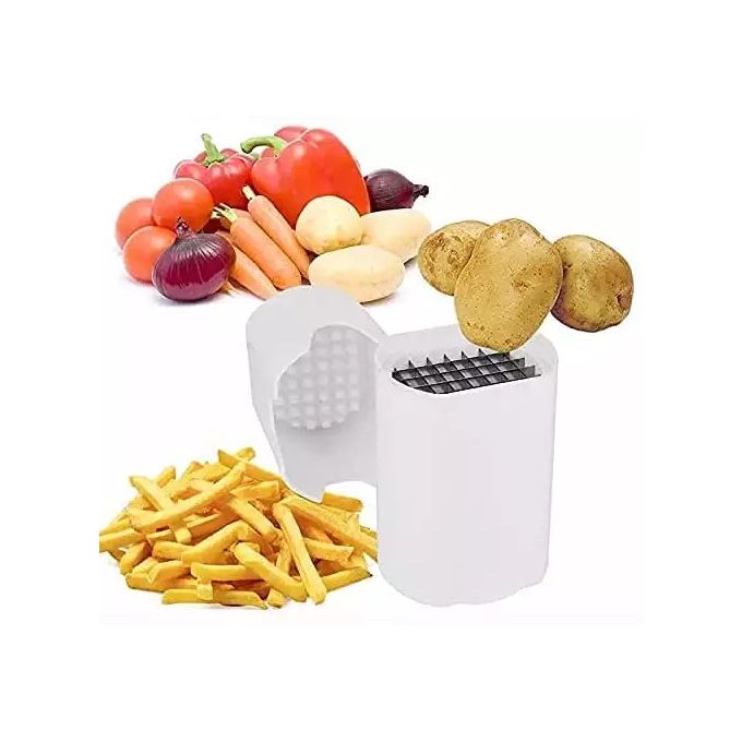 Effortless Vegetable Slicing Tool with Secure Grip and Steel Blades