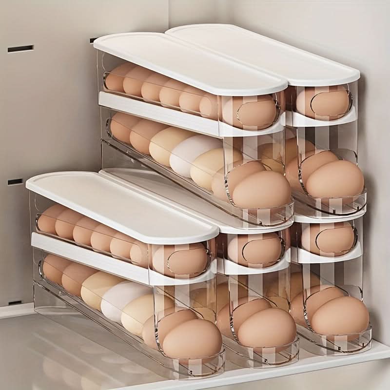 SmartEgg Keeper – Efficient Refrigerator Door Storage Solution