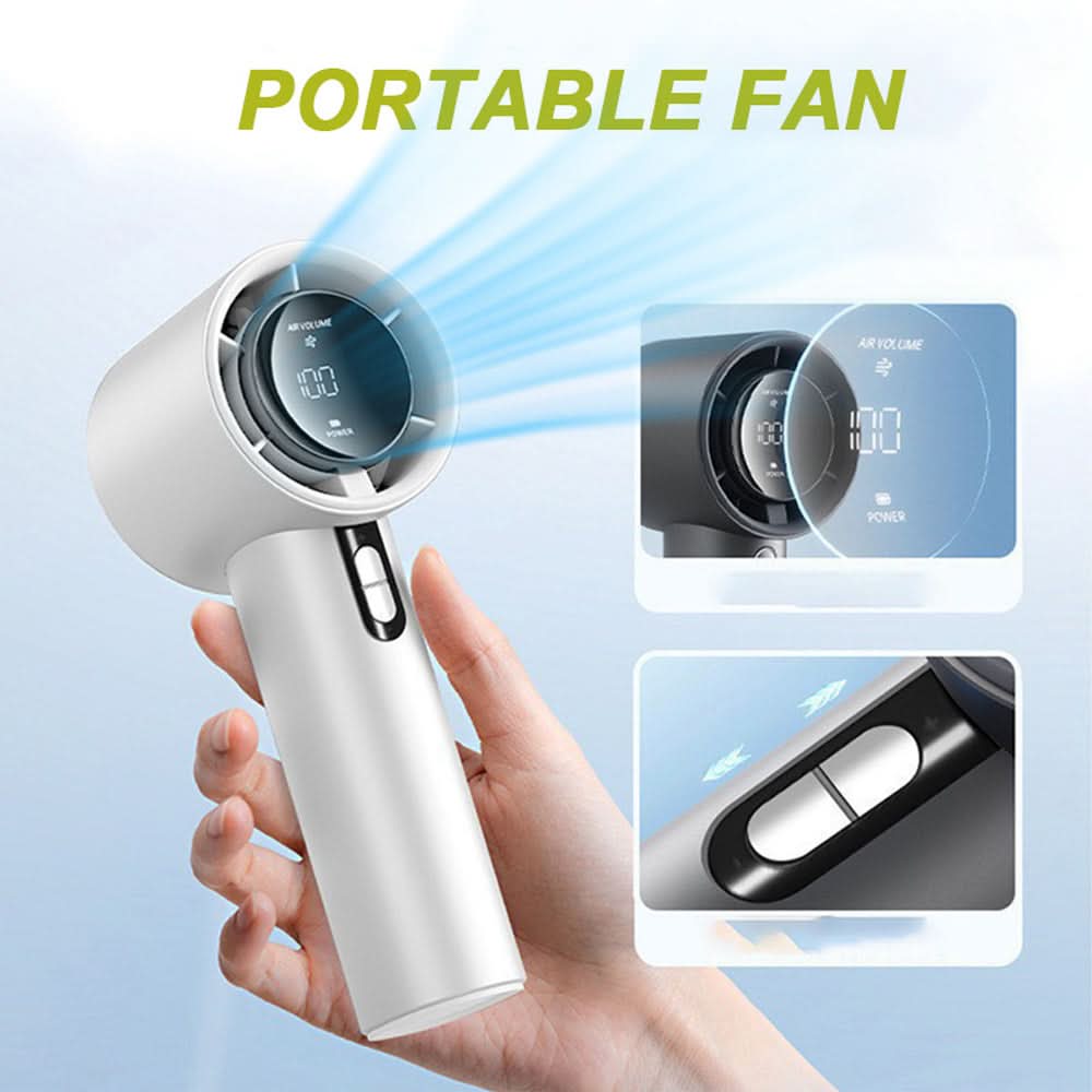 BreezeMate – Portable USB Rechargeable Handheld Fan