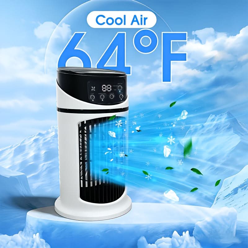 BreezeMaster – Versatile Mist Cooling Fan for Home Use