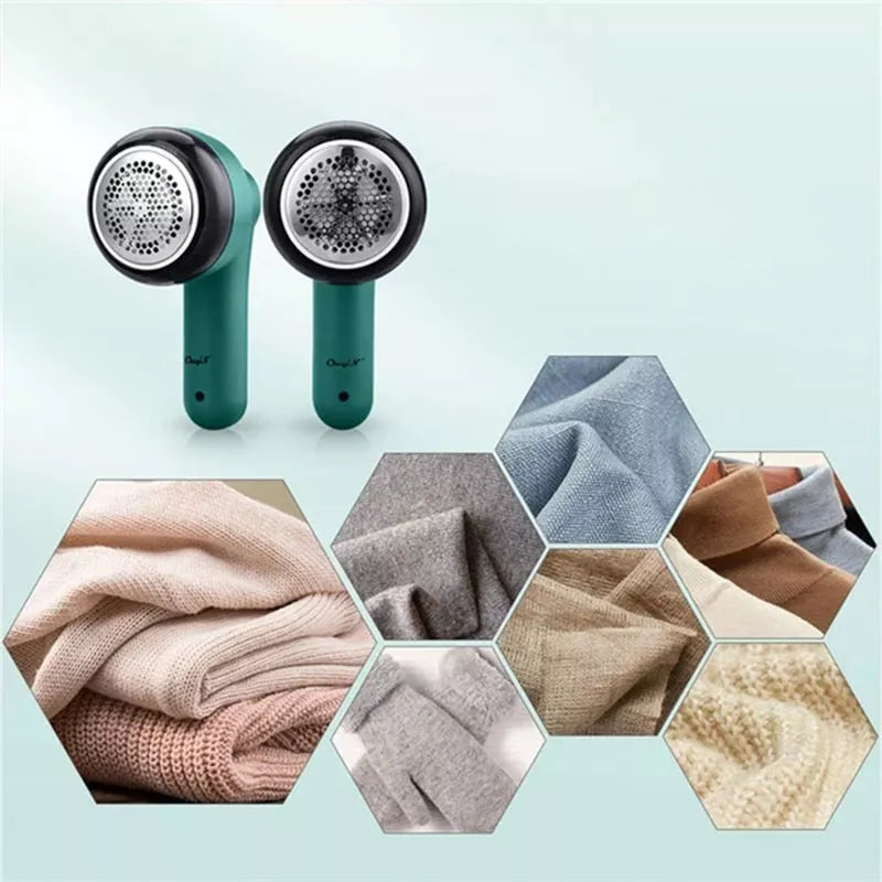 Cordless Fabric Shaver - Rechargeable Lint Removal Tool