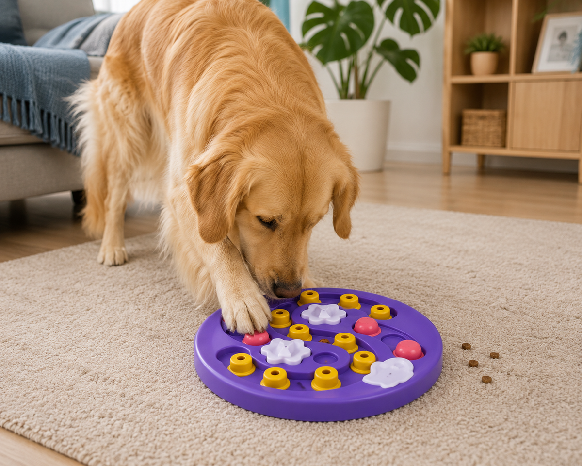 PawQuest | Engaging Dog Puzzle Feeder Toy for Mental Stimulation