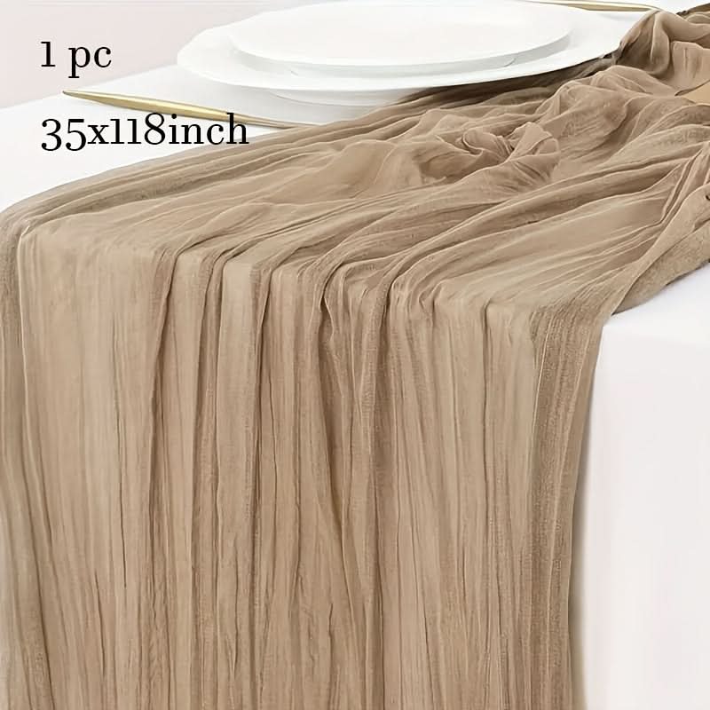 Textured Soft Table Cover for Stylish Celebrations