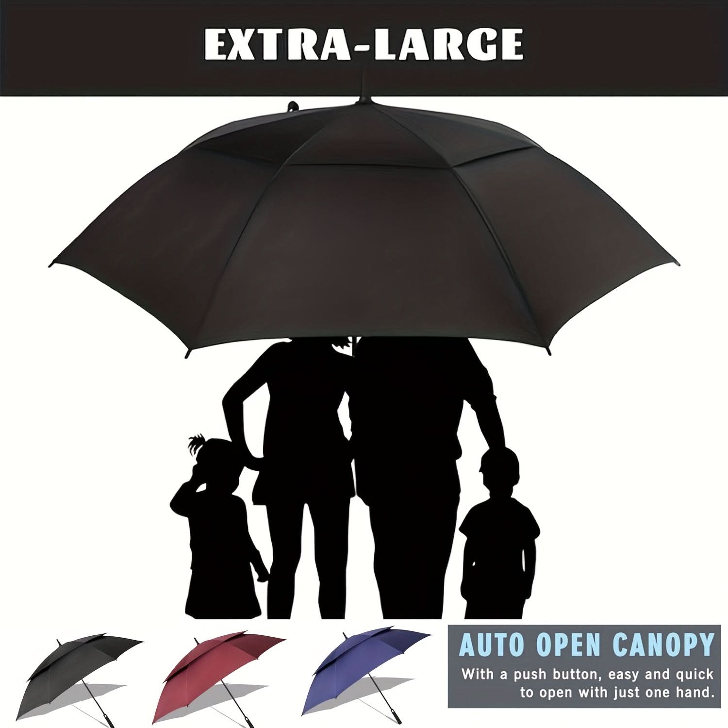 TitanShield – Oversized Golf Umbrella for Ultimate Coverage