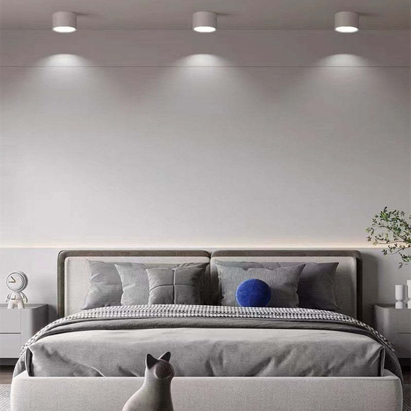 Modern LED Ceiling Light in Morandi Style