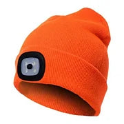 Warm Beanie with Built-in LED Light