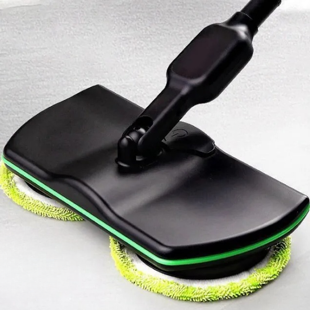 Wireless Spin Mop with Dual-Motor Cleaning Power