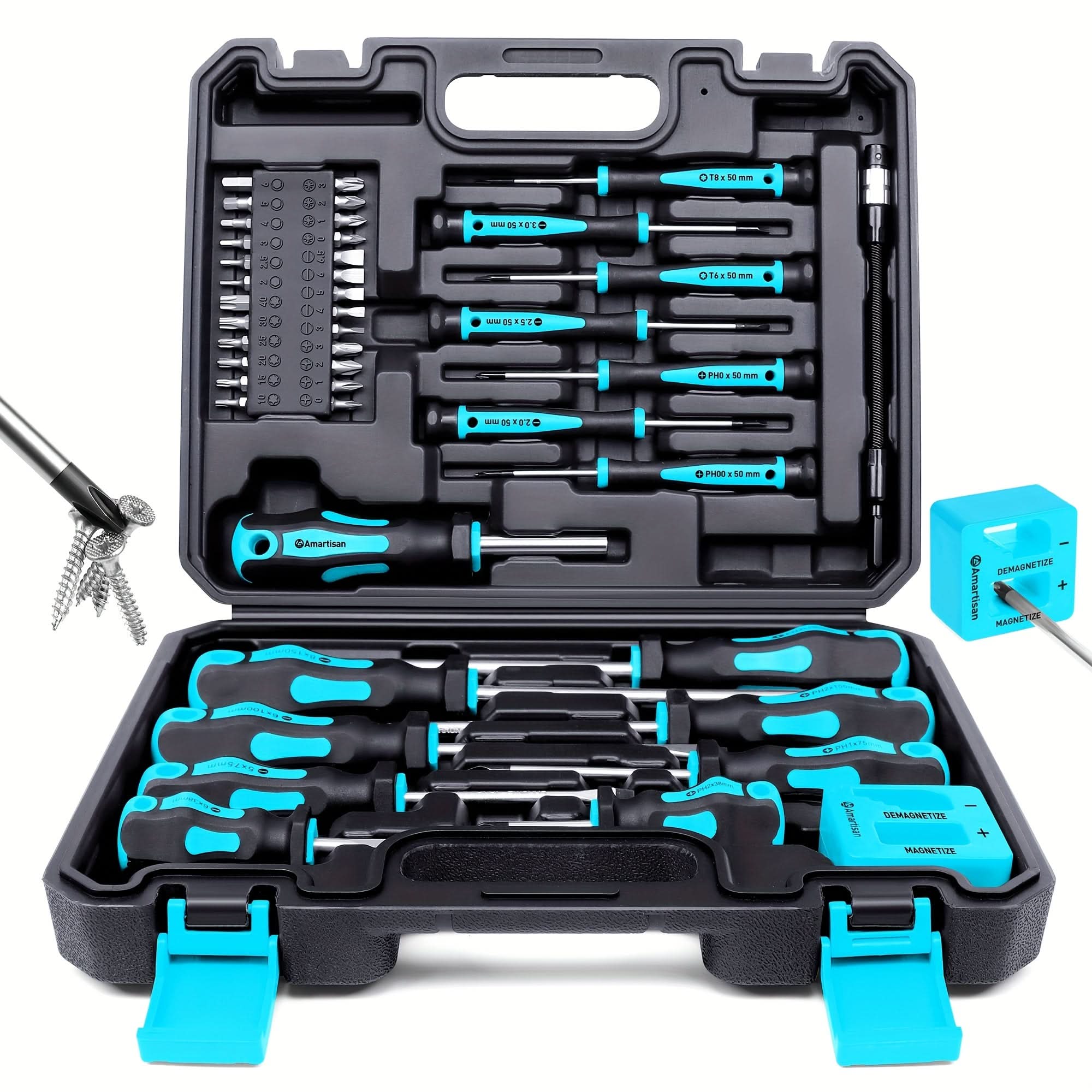 PrecisionPro – 43-Piece Magnetic Screwdriver Set for All Tasks