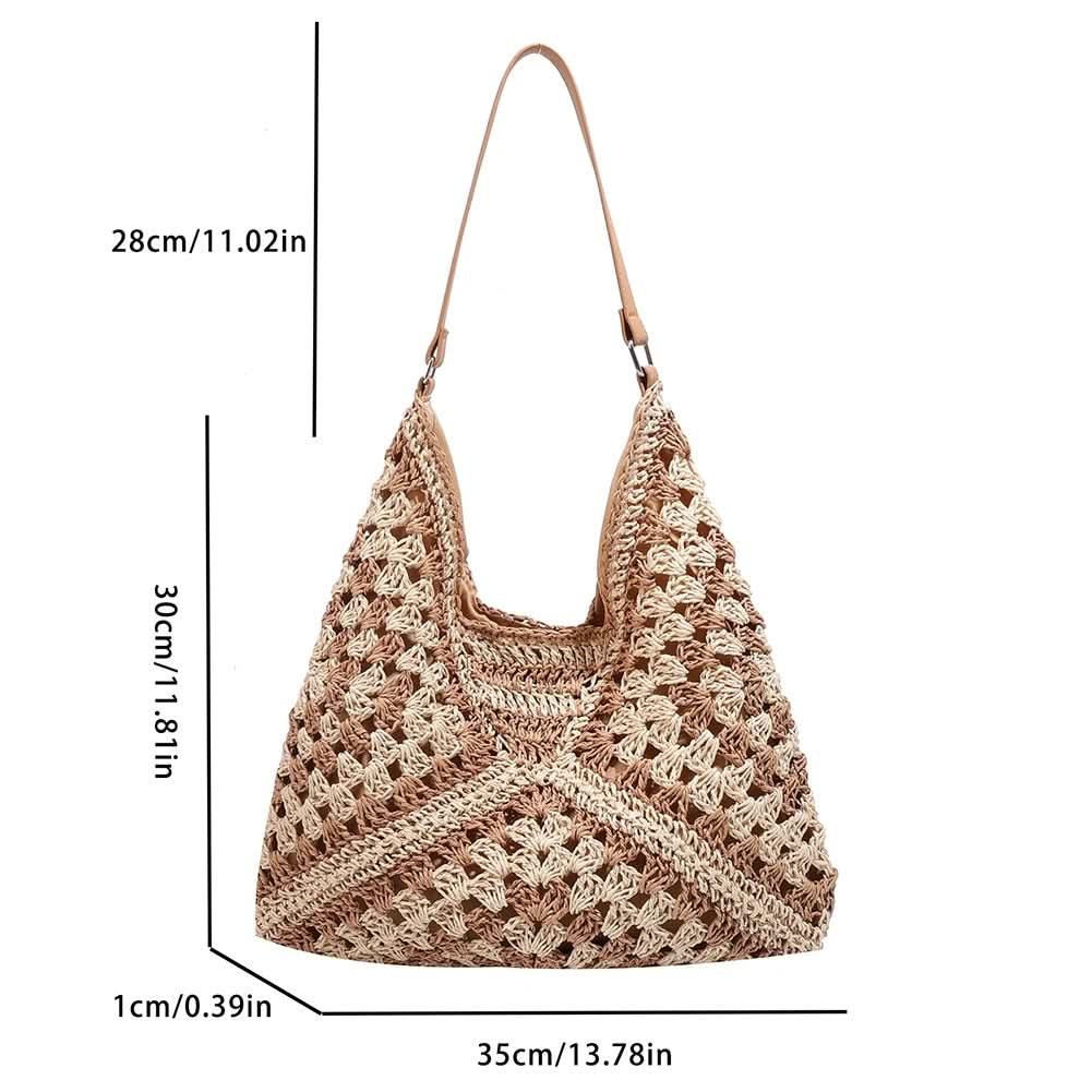 ChicWoven – Stylish Crochet Beach Tote for Effortless Summer Vibes
