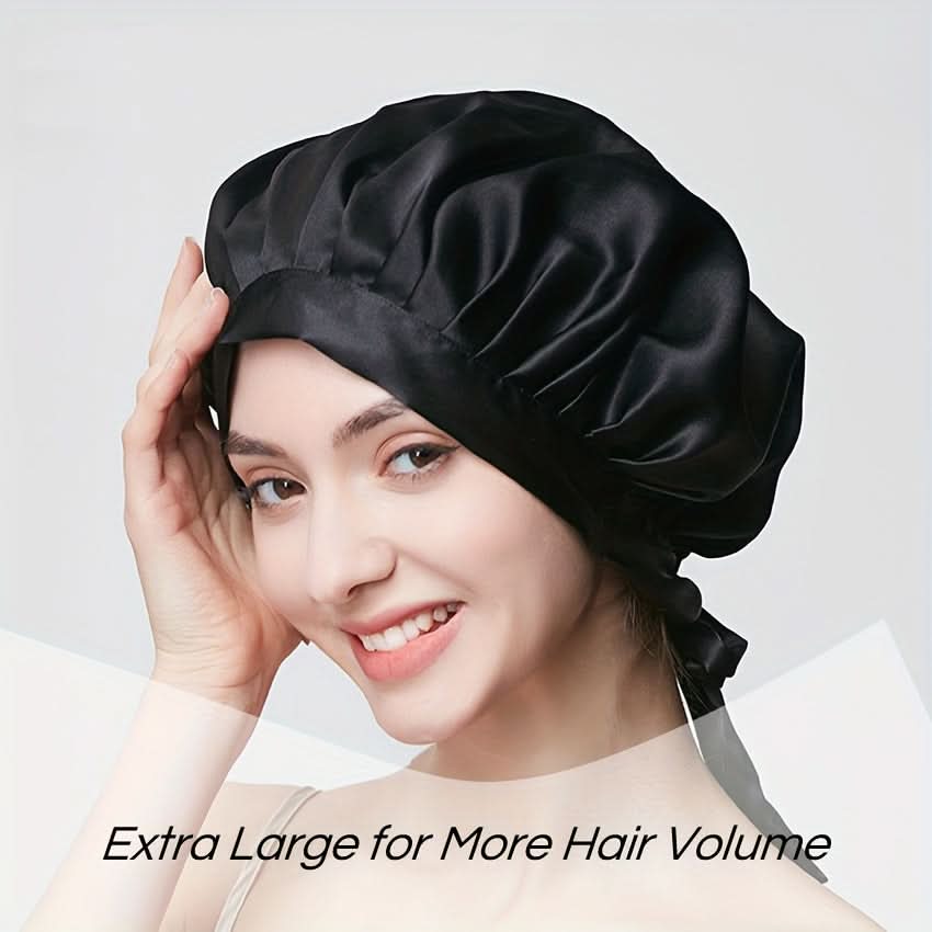 SilkDream Adjustable Sleep Bonnet for Hair Protection