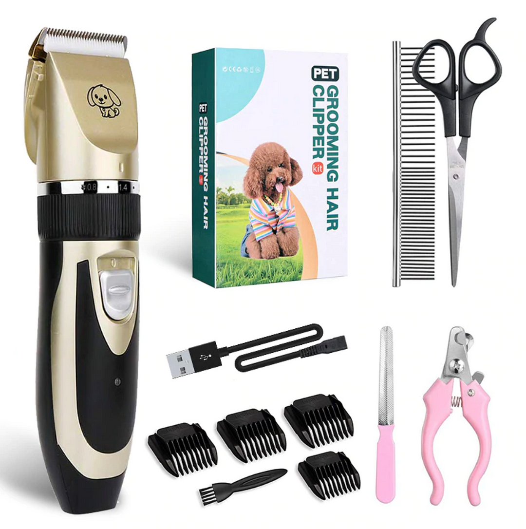 Whisper-Quiet Pet Grooming Clipper for All Breeds