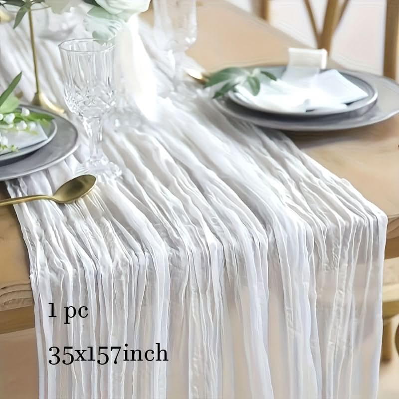 Textured Soft Table Cover for Stylish Celebrations