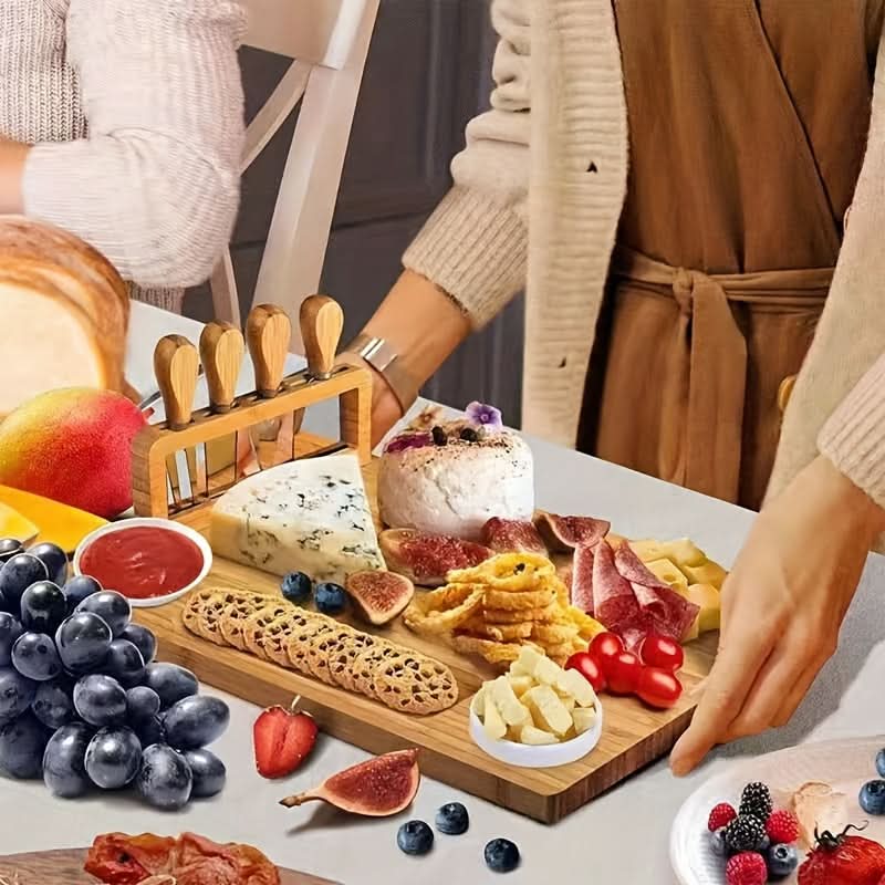 EcoServe – Versatile Bamboo Board for Cutting and Entertaining