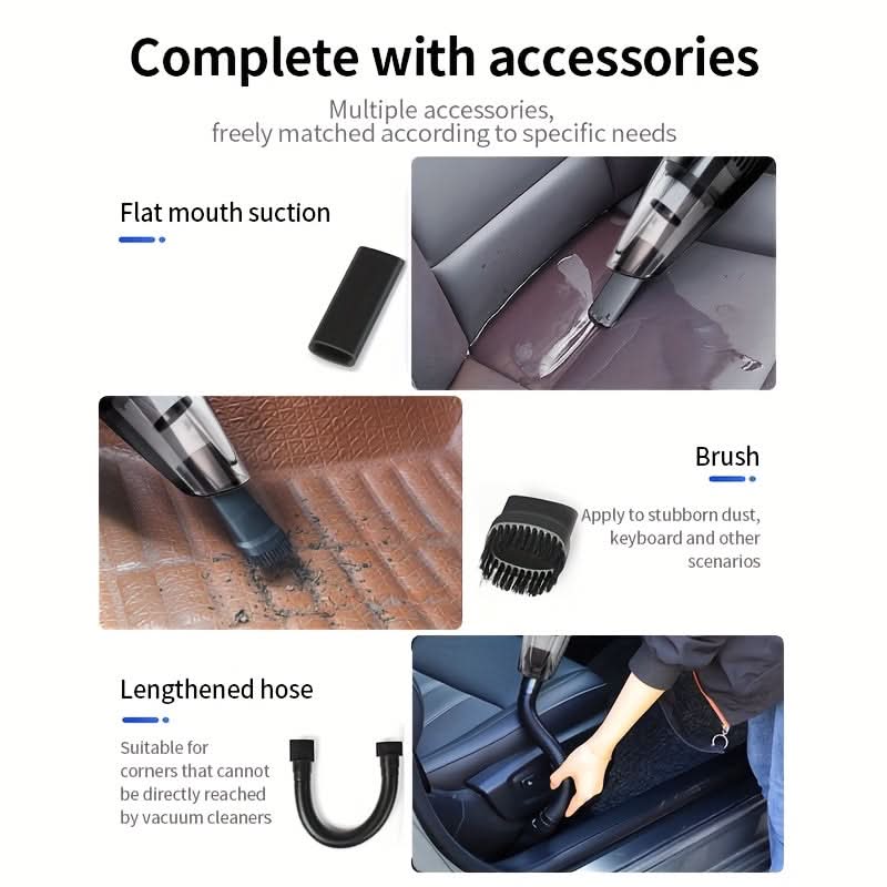 SwiftClean – Cordless Handheld Vacuum for Home & Car