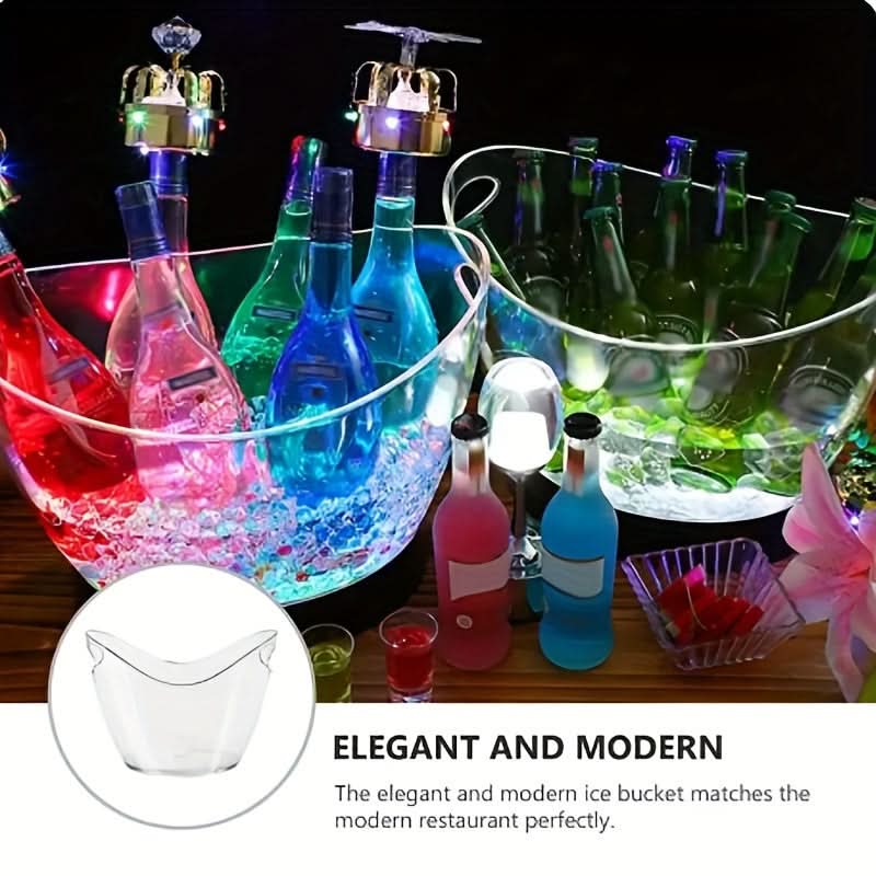 ChillMaster – Elegant Acrylic Beverage Bucket for Effortless Serving