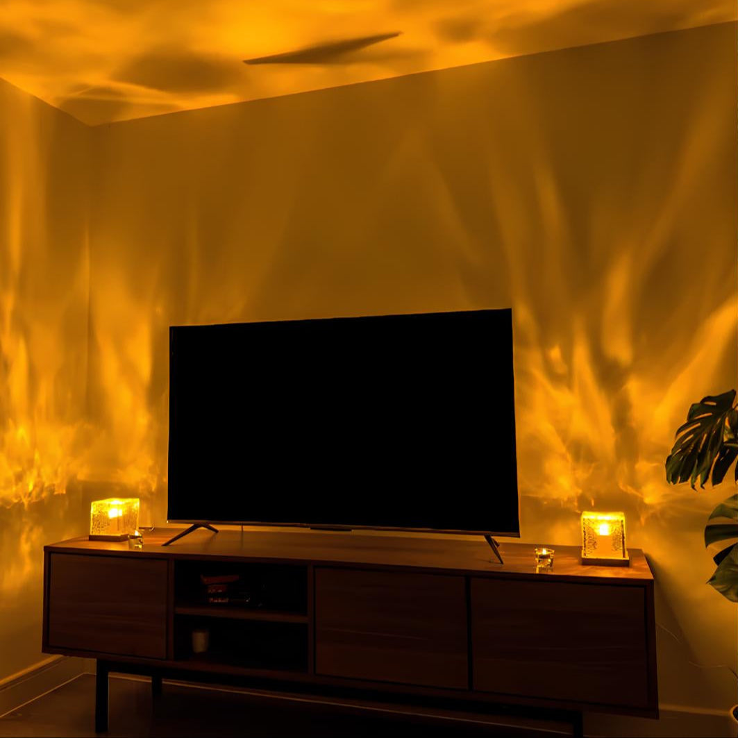Prisma Lamp - Borealis Cube Design