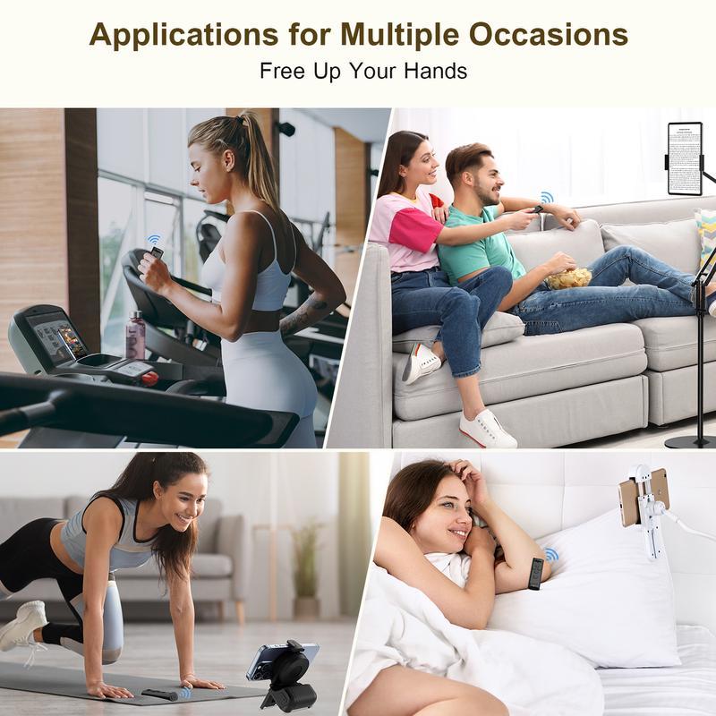 ErgoSnap: Bluetooth Remote Smartphone Stabilizer with 180° Rotation