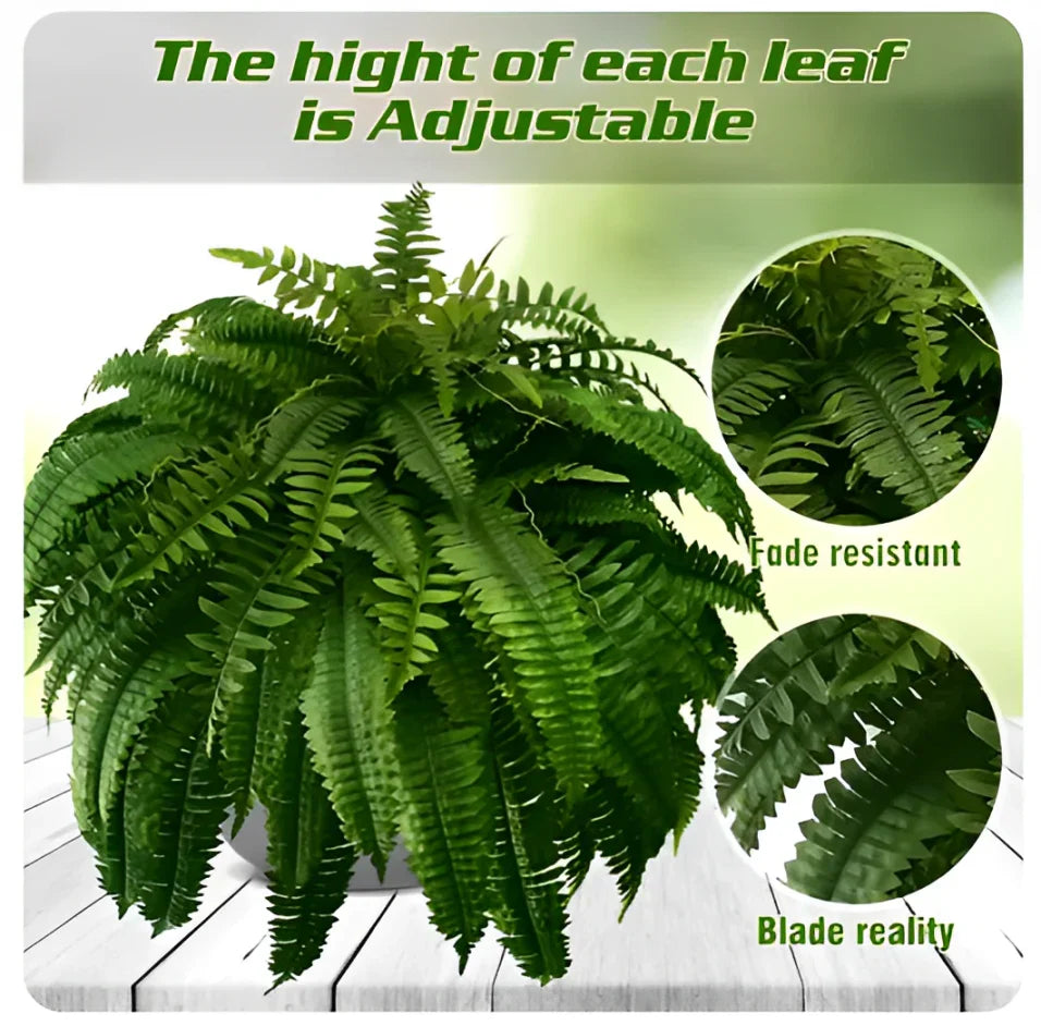 Lifelike Outdoor Fern – UV Resistant and Maintenance-Free