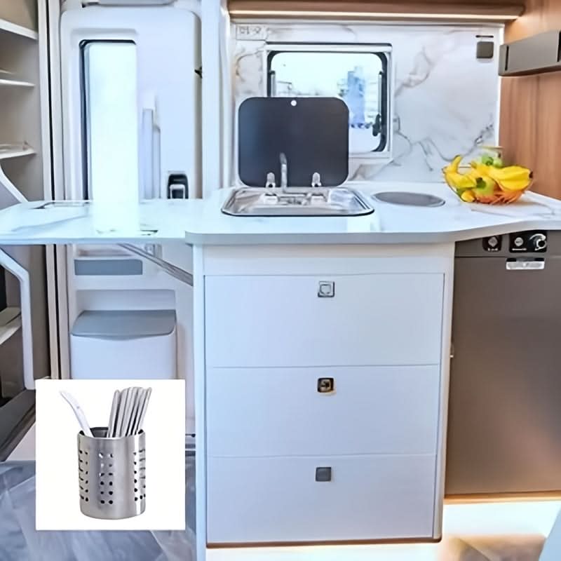 CulinaryEase – Round Kitchen Utensil Storage Solution