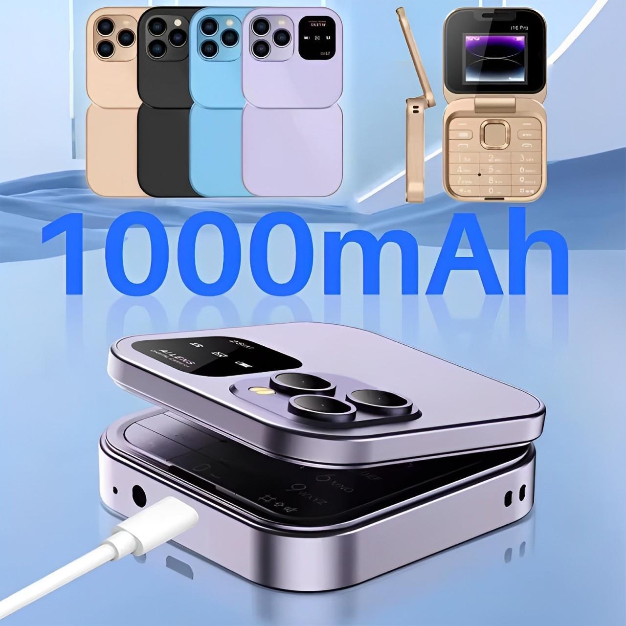 Compact Dual SIM Smartphone with Foldable Design