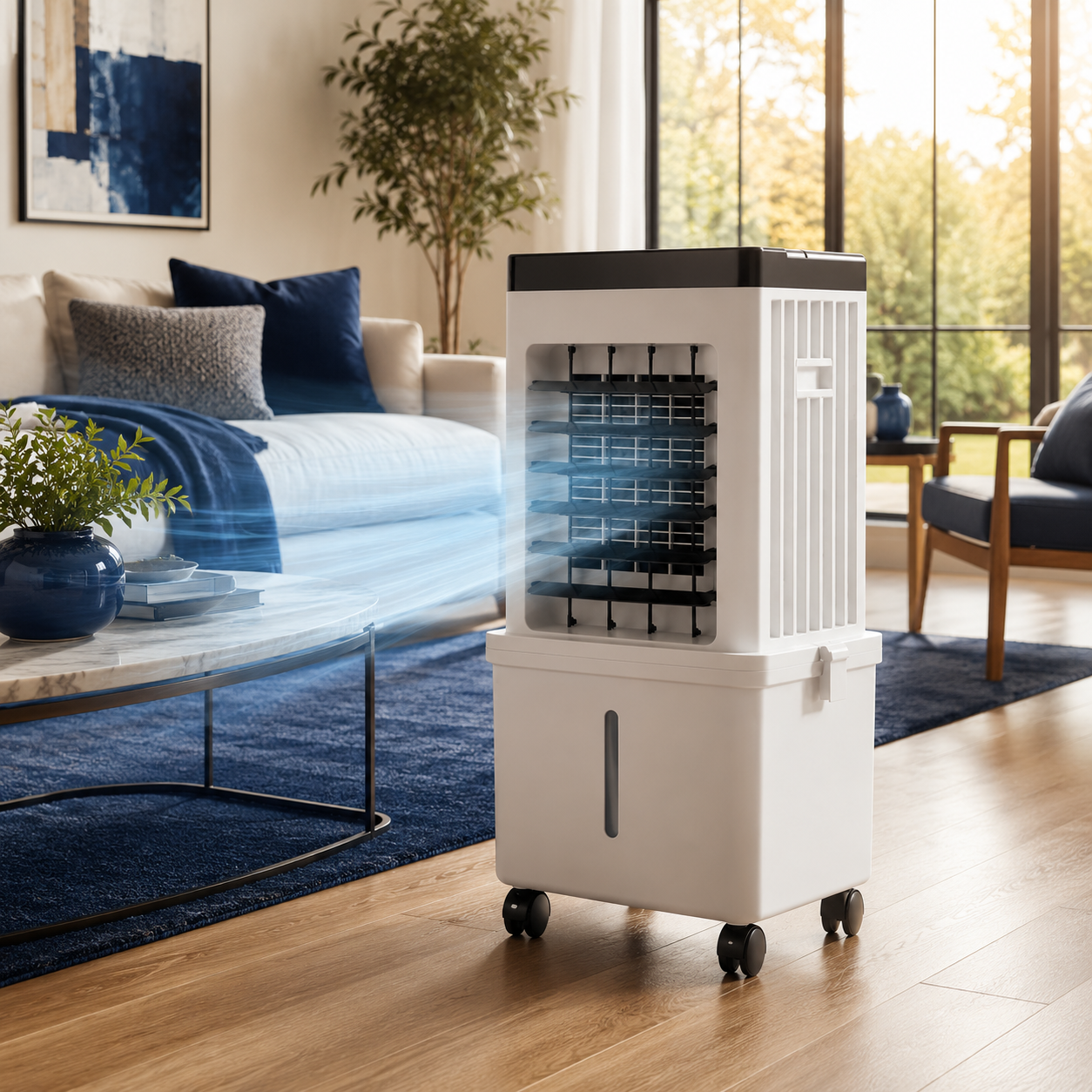 BreezyNest – 3-in-1 Air Comfort Device for Stylish Homes