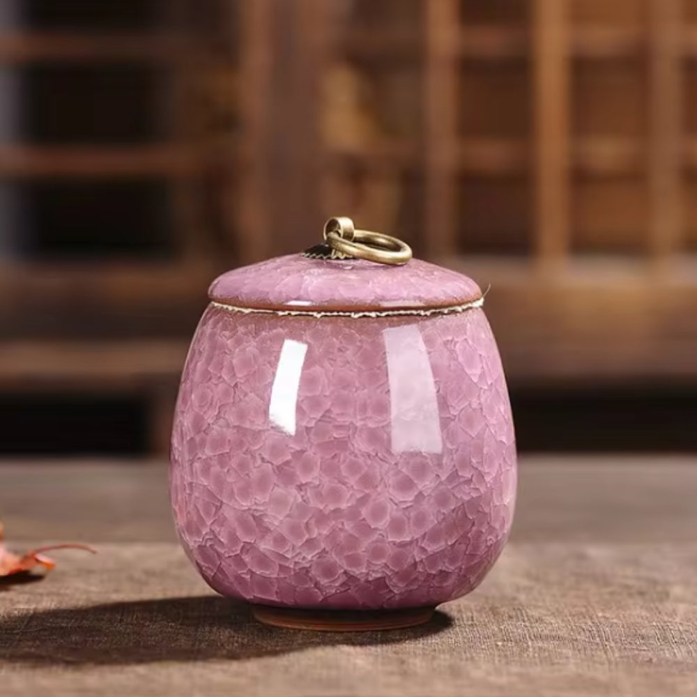 Artisan Ceramic Pet Keepsake Urn – Heartfelt Tribute for Pets