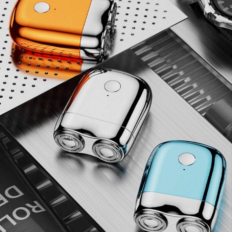 Compact Magnetic Rechargeable Men's Shaving Device