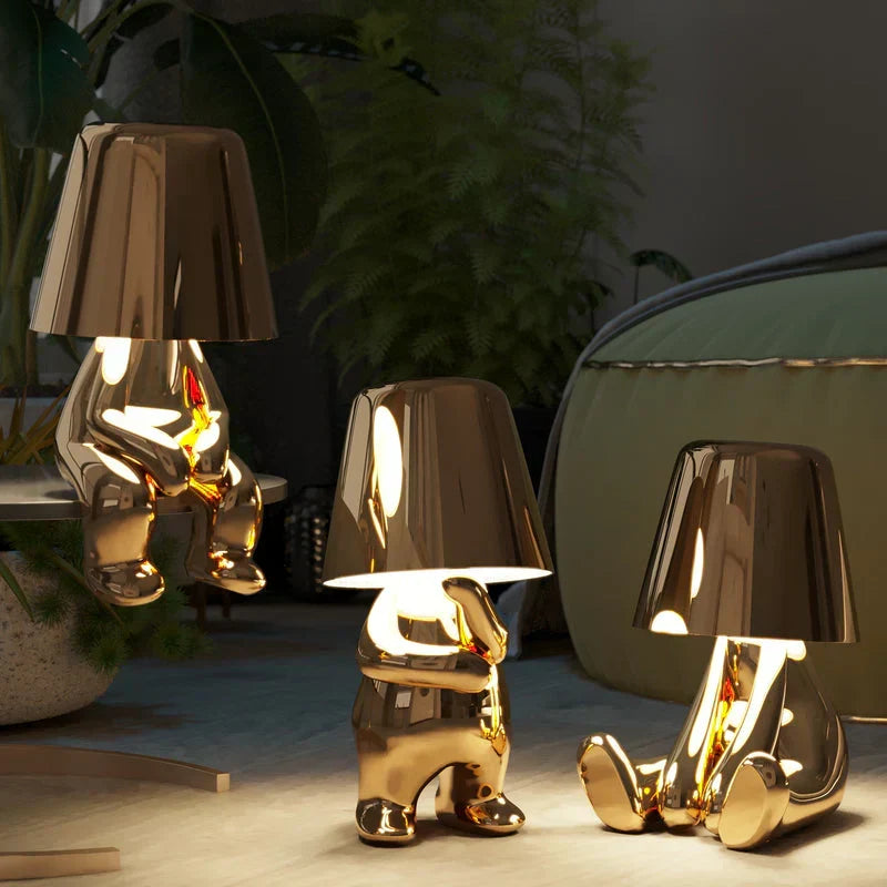 Adjustable Brightness Desk Lamp - Fun Design