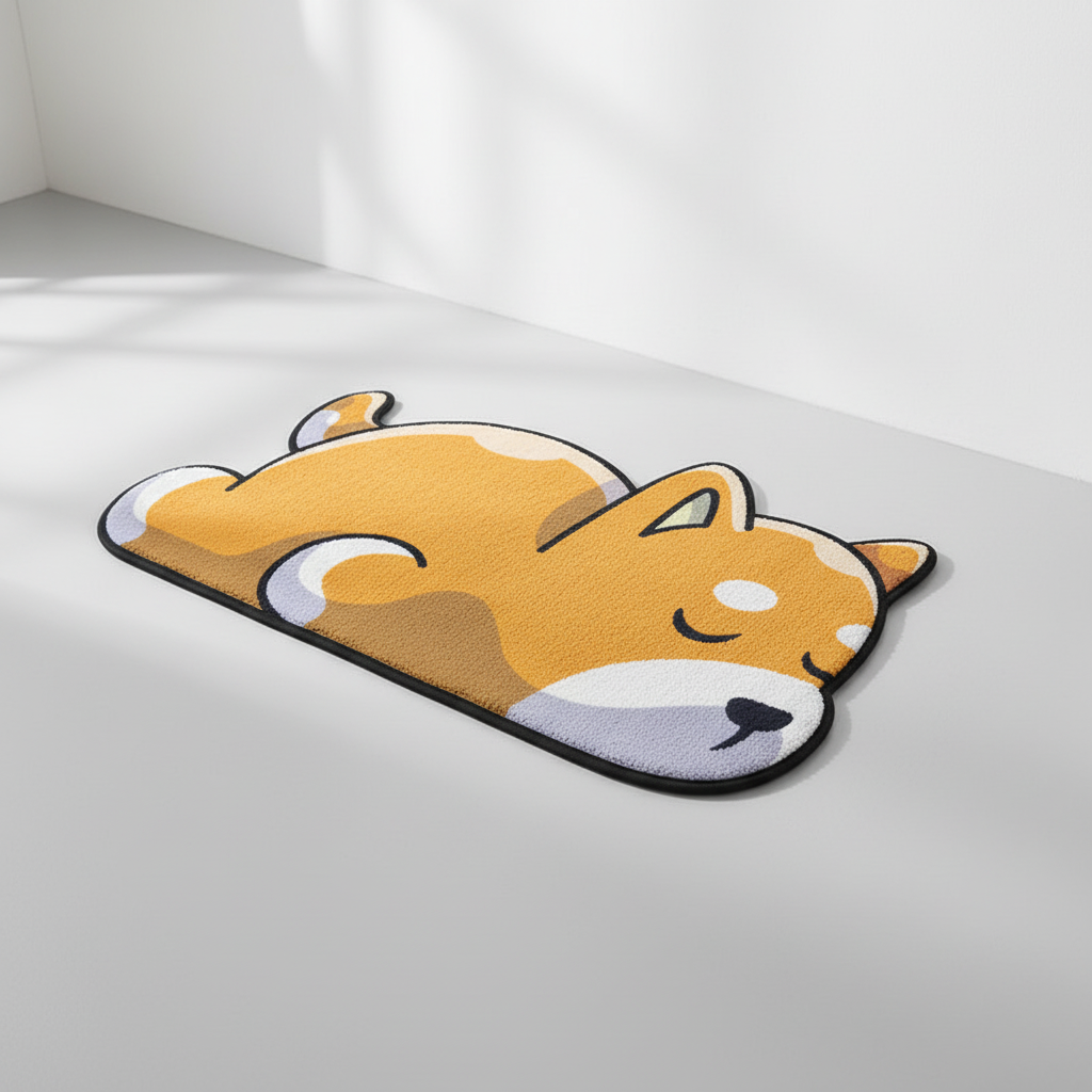 Nylon Loop Bath Mat - Woven Design