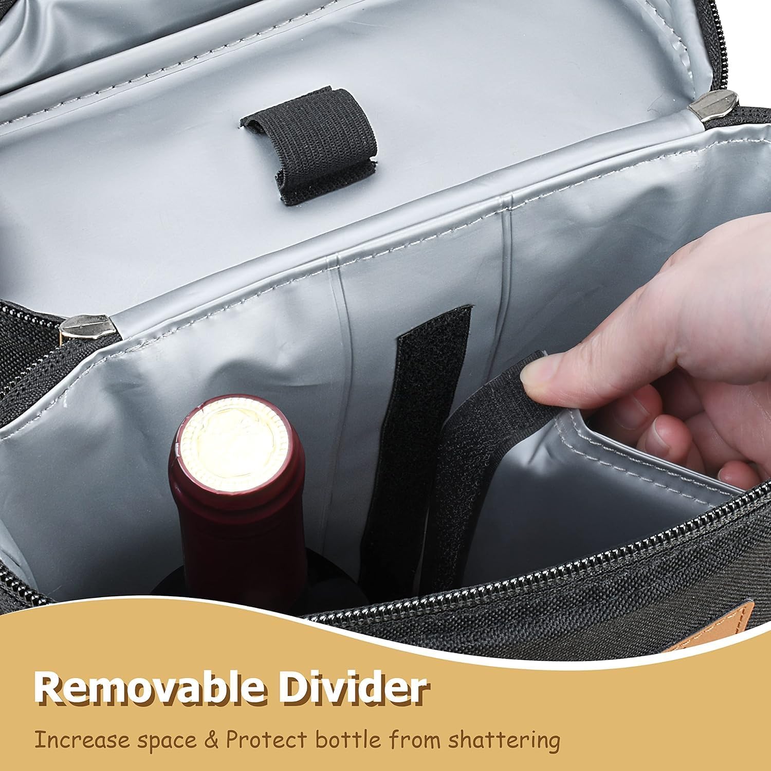 Double Wine Bottle Carrier with Insulation – Buy One, Get One Free